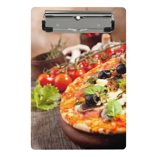 Fresh Italian pizza Mini Clipboard (Front)