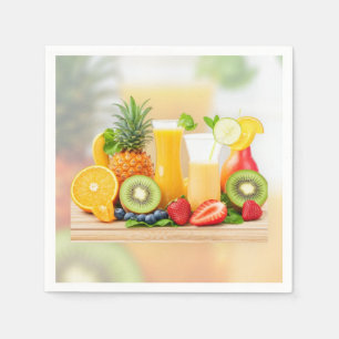 Fresh Juicy Fruits Napkin