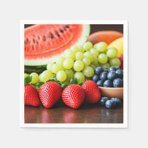 Fresh Juicy Fruits Napkin