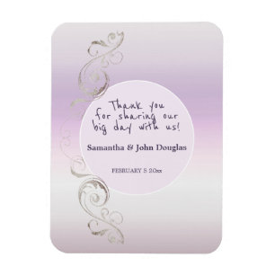 Fresh Lavender Thank you Magnet