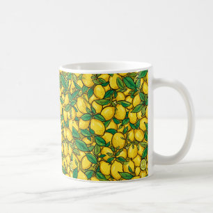  Fresh Lemon Citrus Pattern Coffee Mug