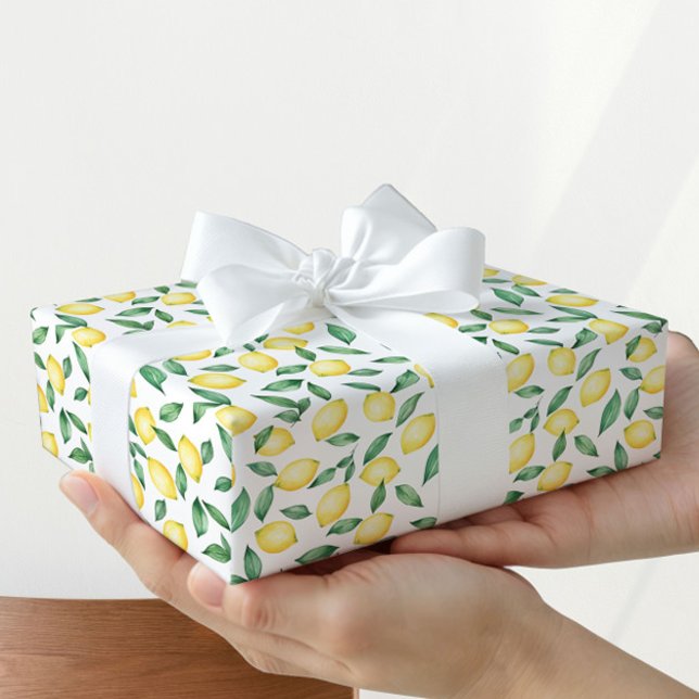 Fresh Lemon Gift Wrapping Paper | Bright Citrus (Creator Uploaded)
