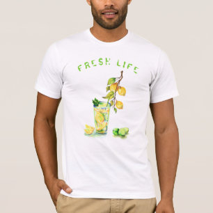 Fresh Lemon Juice Cool Drink Lemonade Summer Party T-Shirt