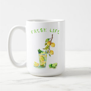 Fresh Lemon Juice Drink Lemonade Summer Party Coffee Mug