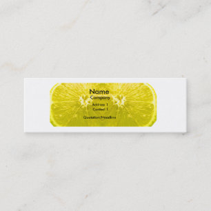 Fresh Lemon Mini Business Card