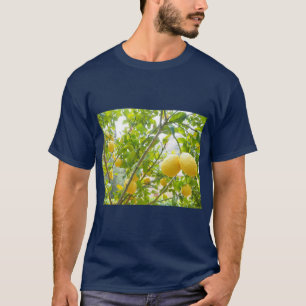 Fresh Lemon Tree Summer Print T-Shirt