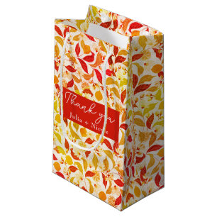 Fresh Lemony Love Citrus Foliage Wedding Small Gift Bag