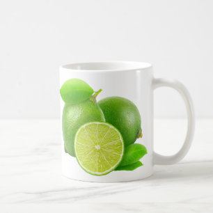 Fresh limes coffee mug