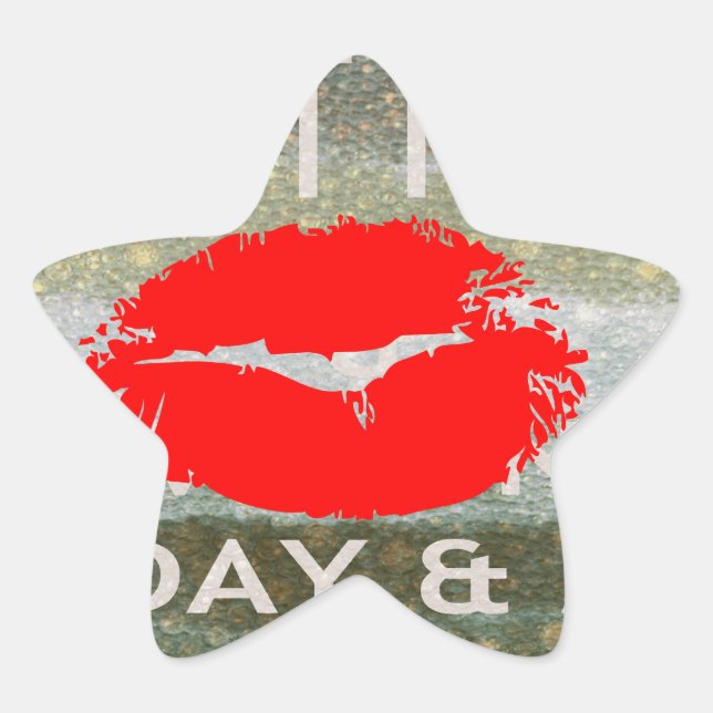 Fresh Lips, Uplifting Vibes: 'Keep It Fresh & Nice Star Sticker (Front)