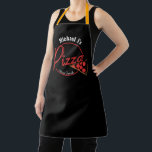 Fresh Made Pizza Pizzeria Aprons<br><div class="desc">Fresh Made Pizza Pizzeria Aprons.  Design and drawing by Claudine Boerner.  Copyright (c) 2023 Claudine Boerner and its licensors. All rights reserved.

See also:
https://www.zazzle.com/fresh_made_pizza_pizzeria_oven_mitt_pot_holder_set-256109076136493400

https://www.zazzle.com/fresh_made_pizza_wall_clock-256784792296274642

https://www.zazzle.com/fresh_made_pizza_pizzeria_can_beer_glass-256558945156068443</div>