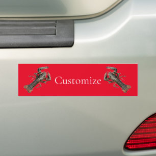 Fresh Maine Lobster Thunder_Cove Bumper Sticker
