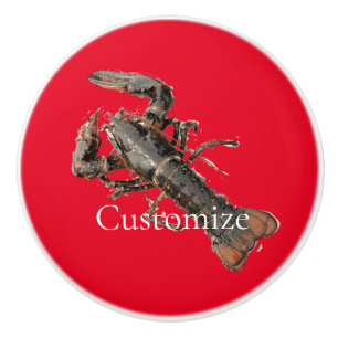 Fresh Maine Lobster Thunder_Cove Ceramic Knob
