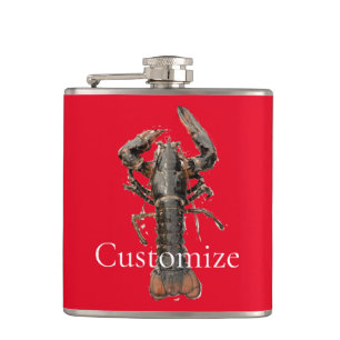 Fresh Maine Lobster Thunder_Cove Hip Flask