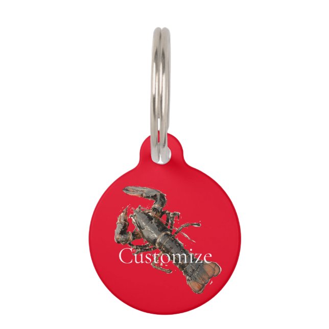 Fresh Maine Lobster Thunder_Cove Pet Tag (Front)