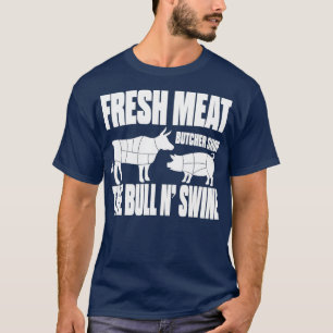 Fresh Meat Butcher Shop Gay Bear T-Shirt