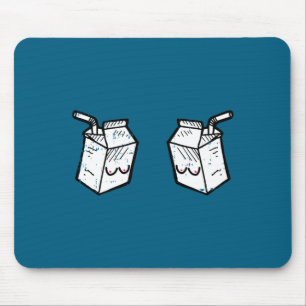 Fresh Milk Breastfeeding Funny Motherhood Design Mouse Pad