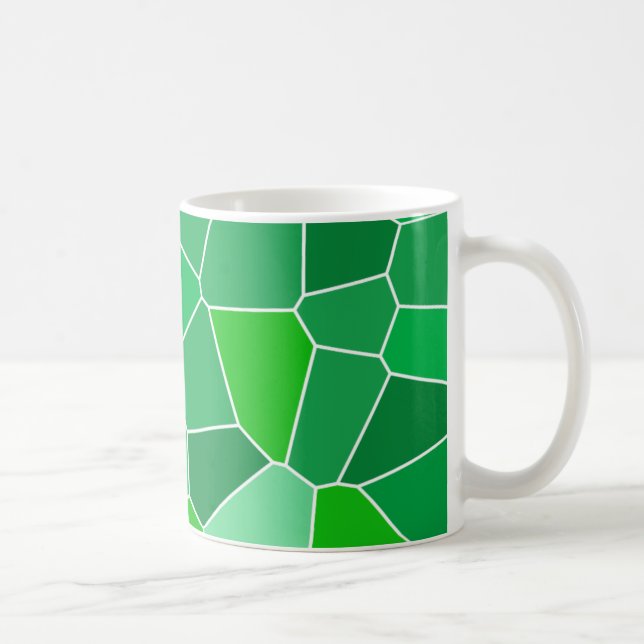 Fresh modern organic pattern coffee mug (Right)
