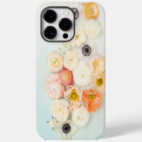 Fresh modern poppy anemone ranuculus rose flower