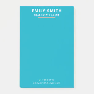 Fresh & Modern Real Estate Agent Realtor Post-it Notes