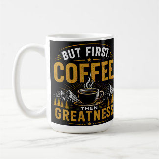 Fresh mornings with pepup coffee mug