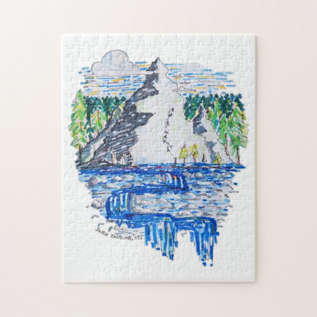 Fresh Mountain Jigsaw Puzzle (Vertical)