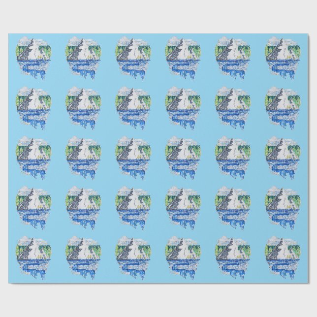 Fresh Mountain Wrapping Paper (Flat)