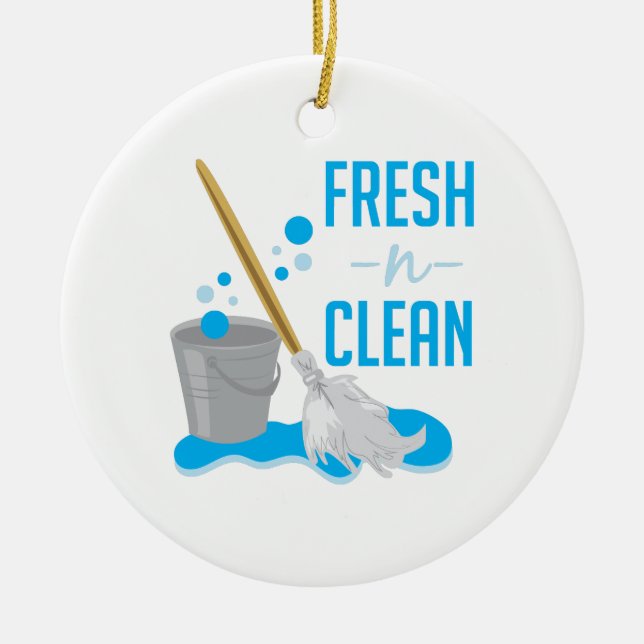 Fresh N Clean Ceramic Tree Decoration (Front)
