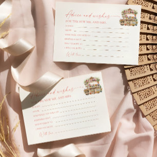 Fresh Off The Market Advice and Wishes Bridal Card