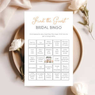Fresh Off The Market Bridal Bingo Find the guest