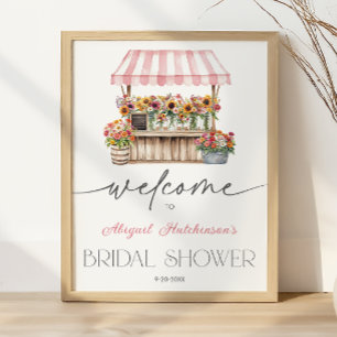 Fresh off the Market Bridal Shower -  16x20  Poster