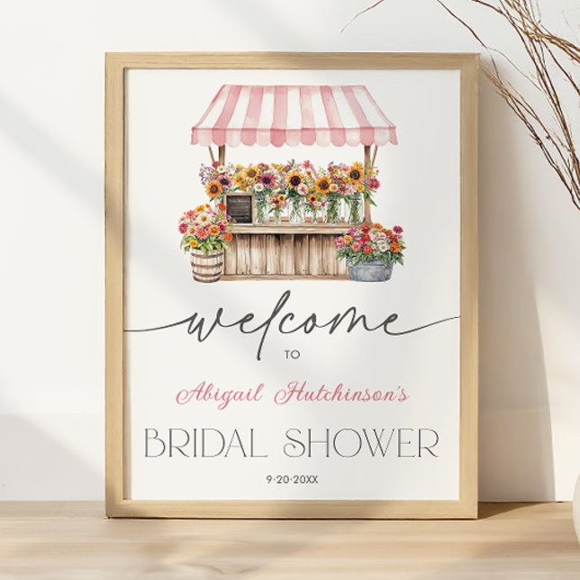 Fresh off the Market Bridal Shower -  16x20  Poster (Fresh off the Market Bridal Shower - 16x20 Poster)