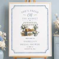 Fresh Off The Market Bridal Shower Blue And White