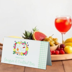 Fresh Off The Market Bridal Shower Cocktail Bar