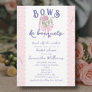 Fresh Off The Market Bridal Shower Farmers Market Invitation