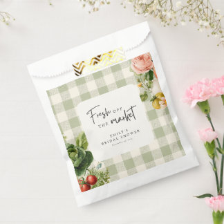 Fresh Off The Market Bridal Shower Favour Bag