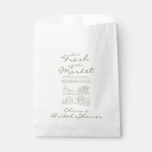 Fresh off the Market Bridal Shower Favour Bag
