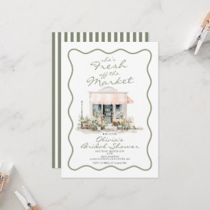 Fresh off the Market Bridal Shower Invitation