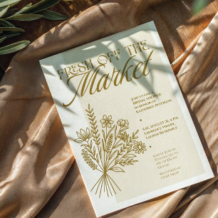 “Fresh Off the Market” Bridal Shower Invitation