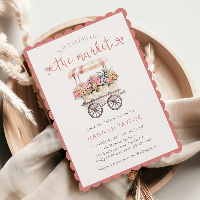 Fresh Off The Market Bridal Shower Invitation (Creator Uploaded)