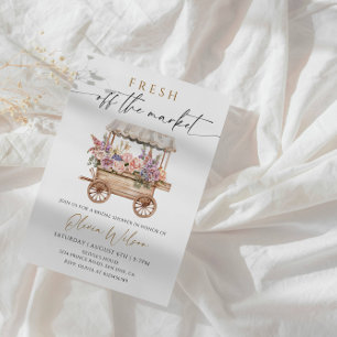 Fresh Off the Market Bridal Shower Party Invitation