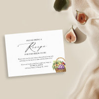 Fresh Off The Market Bridal Shower Recipe Request
