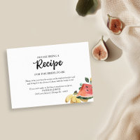Fresh Off The Market Bridal Shower Recipe Request