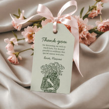 Fresh Off The Market Bridal Shower Thank You Favou