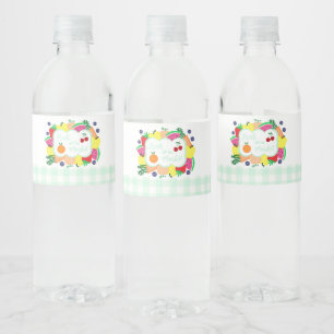 Fresh Off The Market Bridal Shower Water Bottle Label