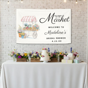Fresh Off The Market Bridal Shower Welcome Sign