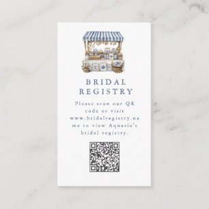 Fresh off the Market - Coastal Market Bridal Enclosure Card
