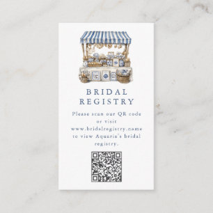 Fresh off the Market - Coastal Market Bridal Enclosure Card