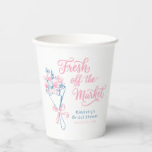 Fresh Off The Market Dusty Blue Pink Bridal Shower