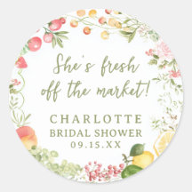 Fresh off the Market Farmers Bridal Shower 
