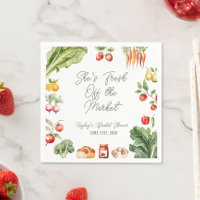 Fresh off the Market Farmer's Market Bridal Shower